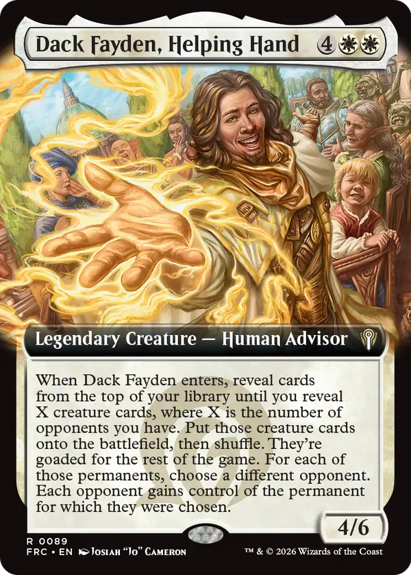 Dack Fayden, Helping Hand - Extended Art (FRC)