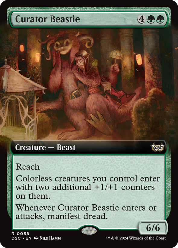 Curator Beastie - Extended Art (DSC)