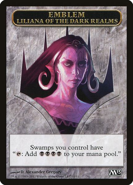 Emblem - Liliana of the Dark Realms Token (TM13)