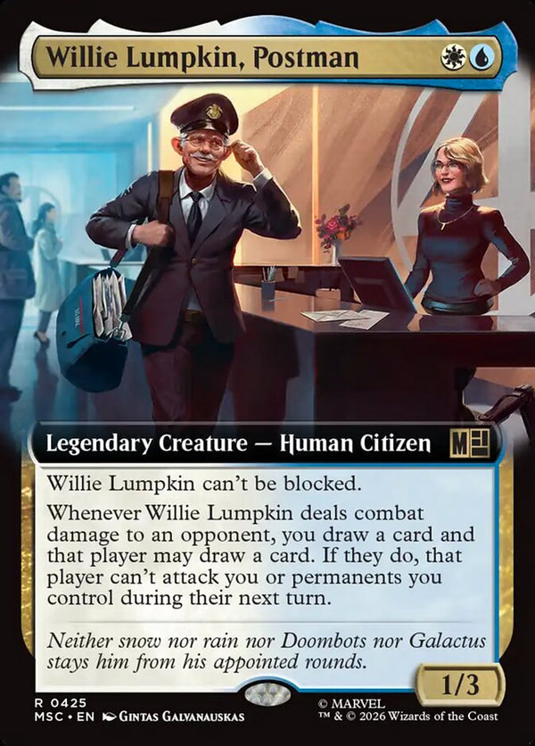 Willie Lumpkin, Postman - Extended Art (MSC)