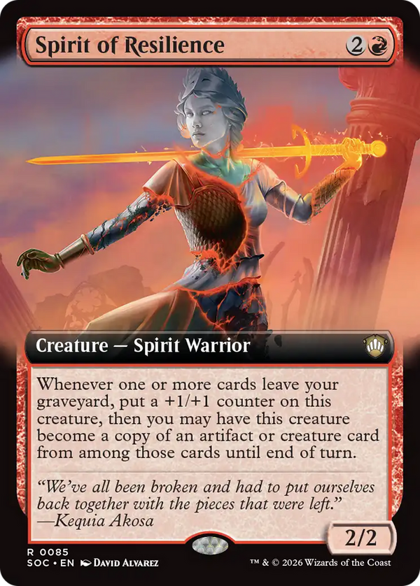 Spirit of Resilience - Extended Art (SOC)
