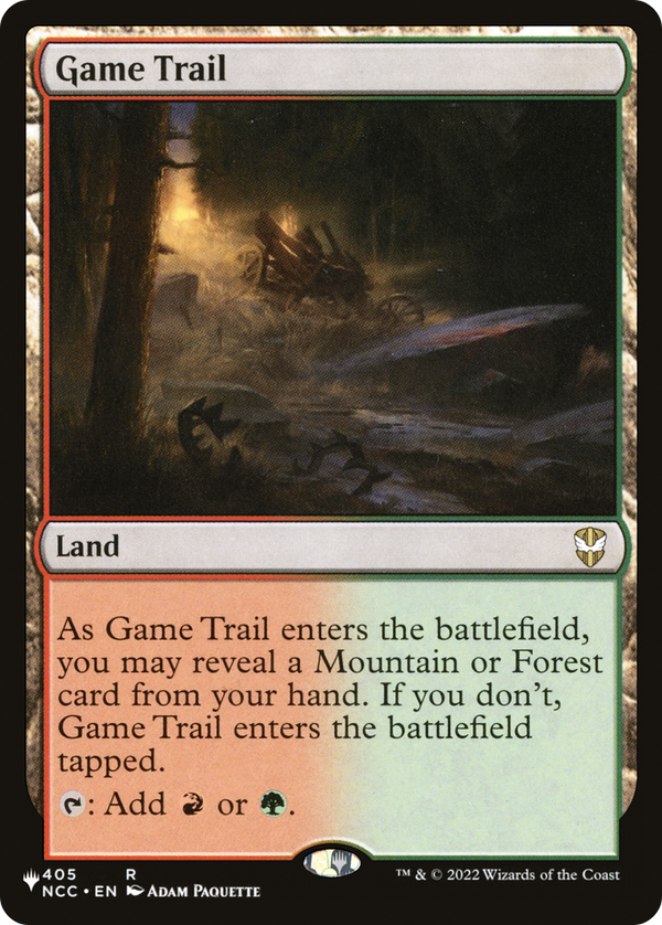 Game Trail - NCC Reprint (PLST)