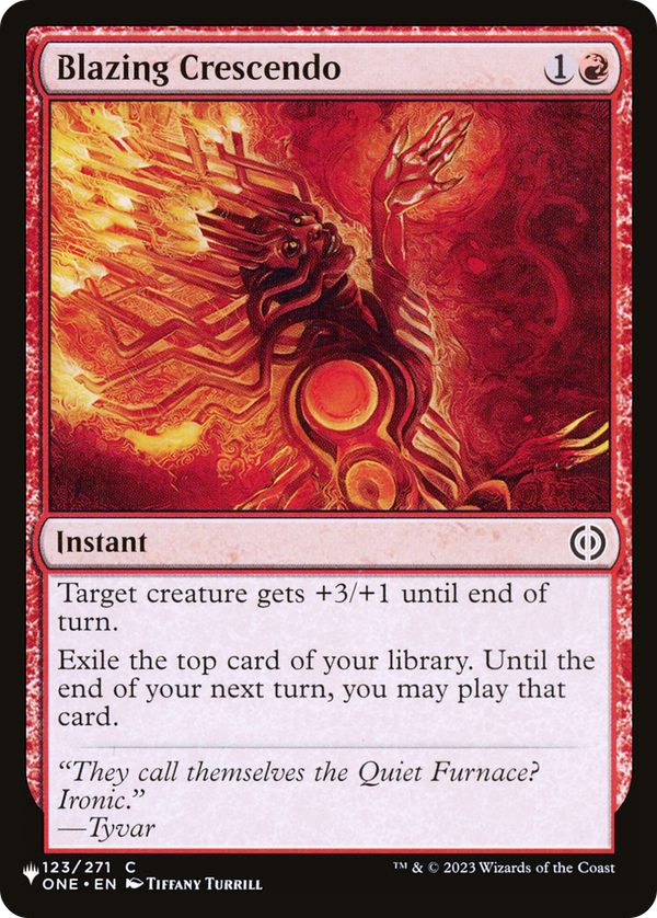 Blazing Crescendo - ONE Reprint (PLST)