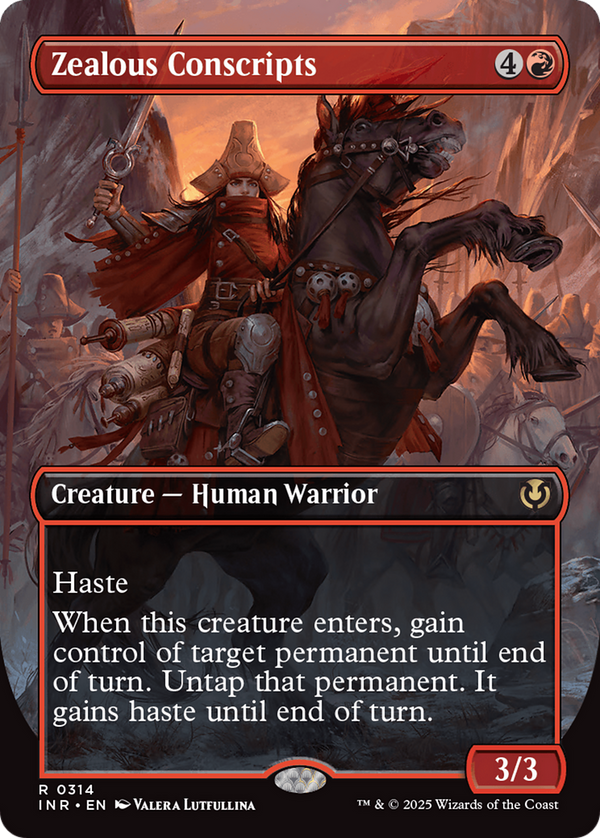 Zealous Conscripts - Borderless (INR)
