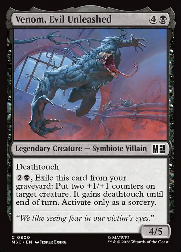 Venom, Evil Unleashed (MSC)