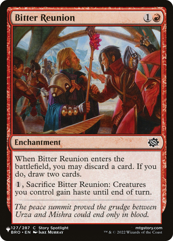 Bitter Reunion - BRO Reprint (PLST)