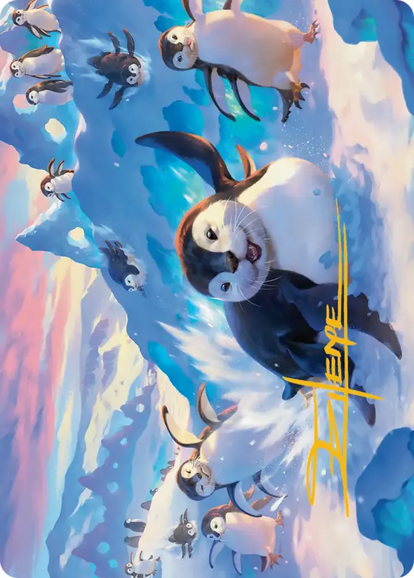 Otter-Penguin - Art Series (Gold-Stamped Signature) (ATLA)