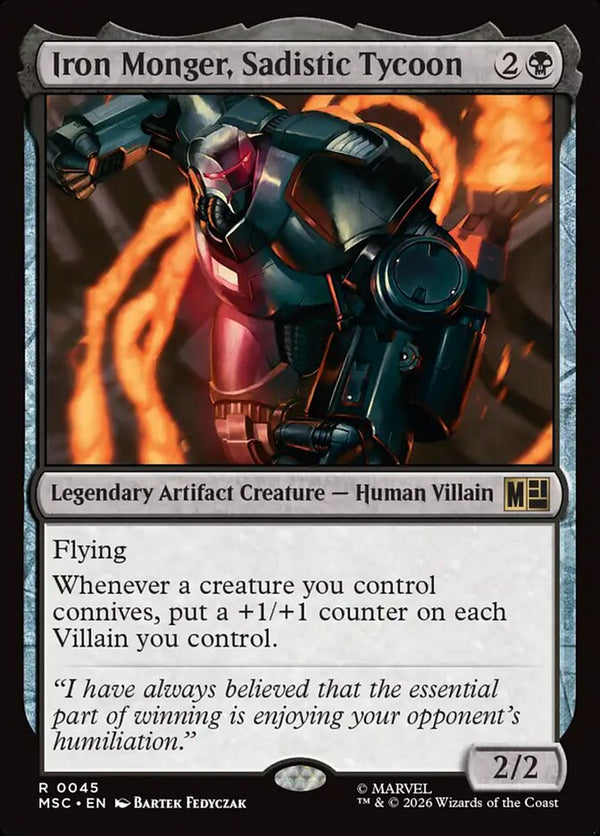 Iron Monger, Sadistic Tycoon (MSC)