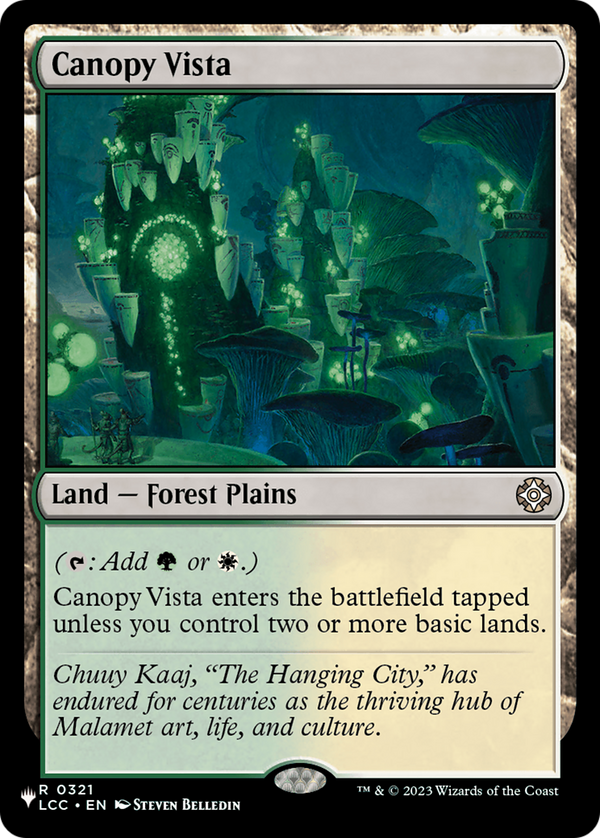 Canopy Vista - LCC Reprint (PLST)