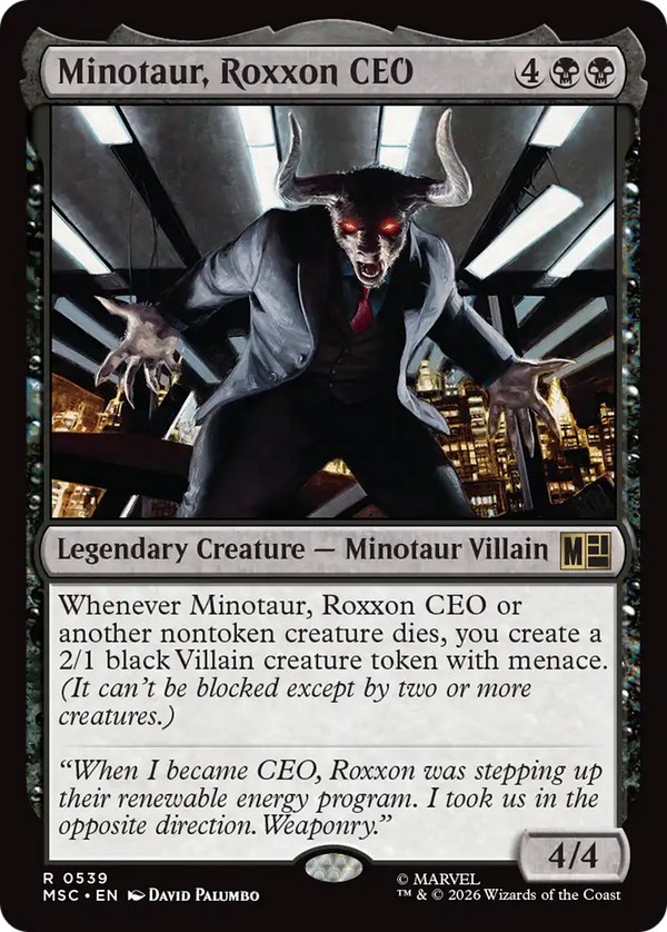 Minotaur, Roxxon CEO (MSC)