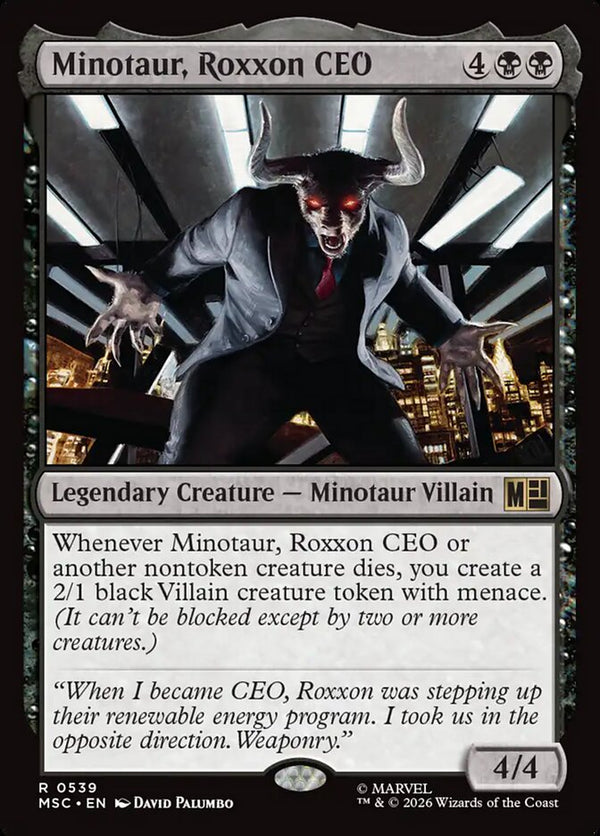 Minotaur, Roxxon CEO (MSC)