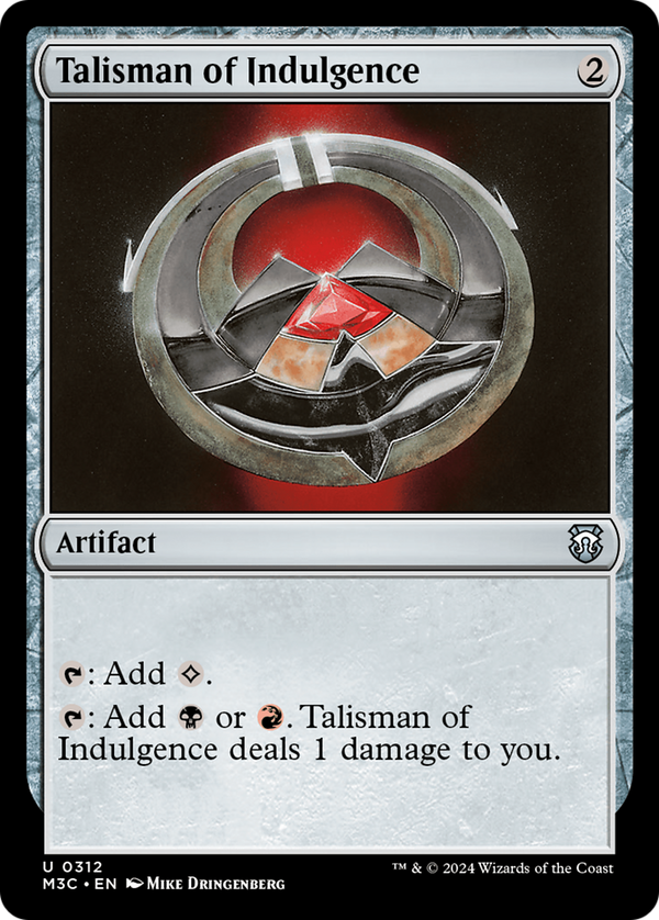 Talisman of Indulgence (M3C)