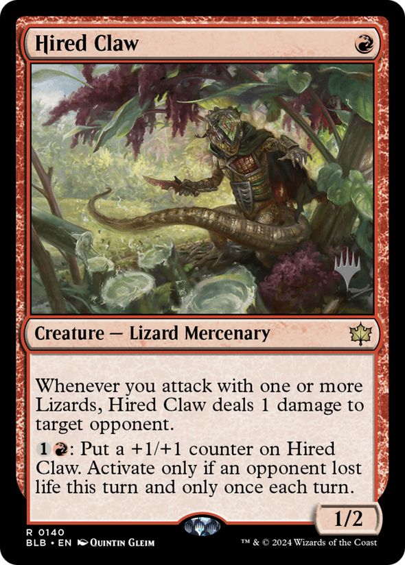 Hired Claw - Promo Pack (PBLB)