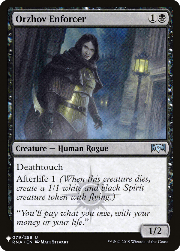 Orzhov Enforcer - RNA Reprint (PLST)