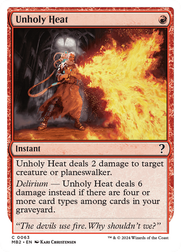 Unholy Heat (MB2)