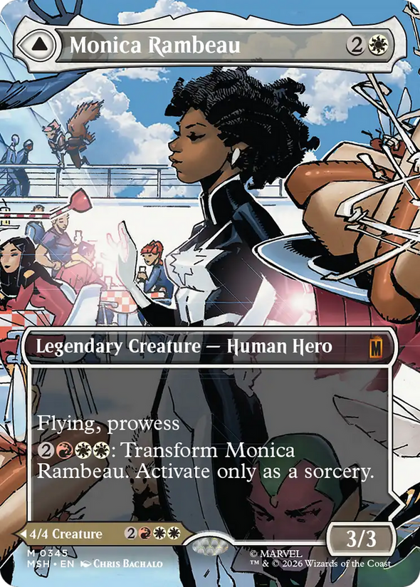Monica Rambeau // Photon, Living Light - Borderless Scene (MSH) (Pre-Order)