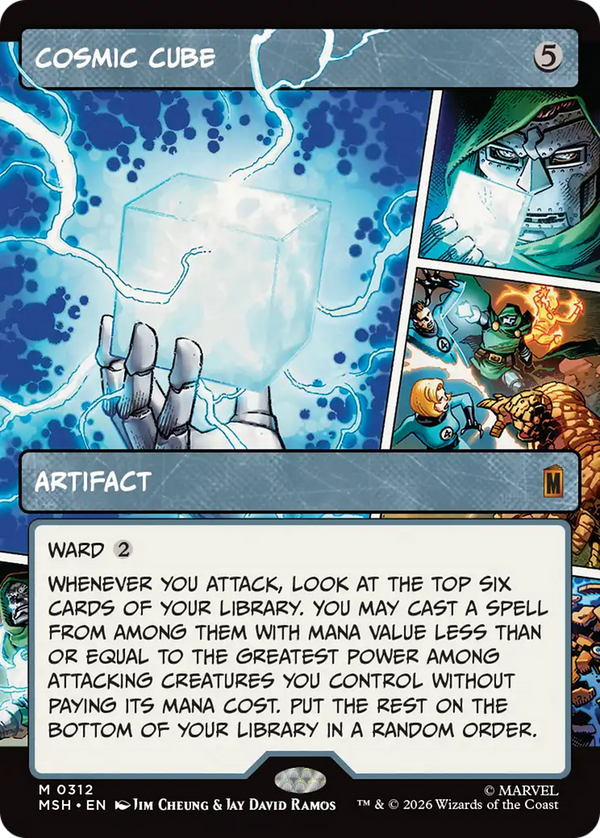 Cosmic Cube - Panel Showcase (MSH) (Pre-Order)