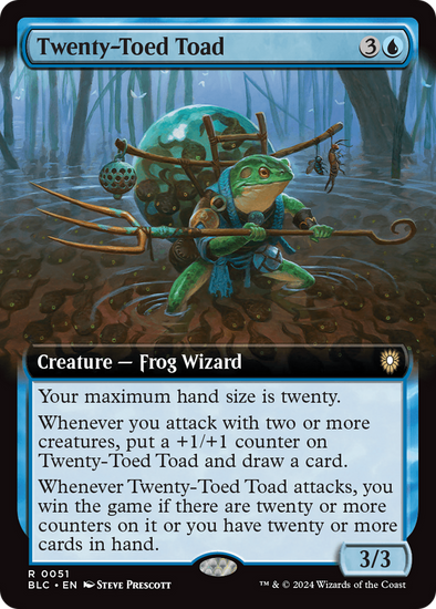 Twenty-Toed Toad - Extended Art (BLC)