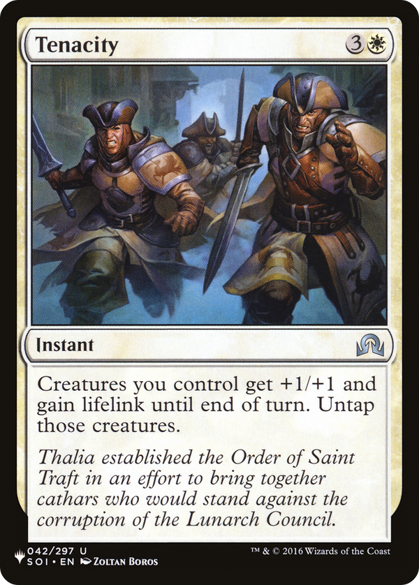 Tenacity - SOI Reprint (PLST)