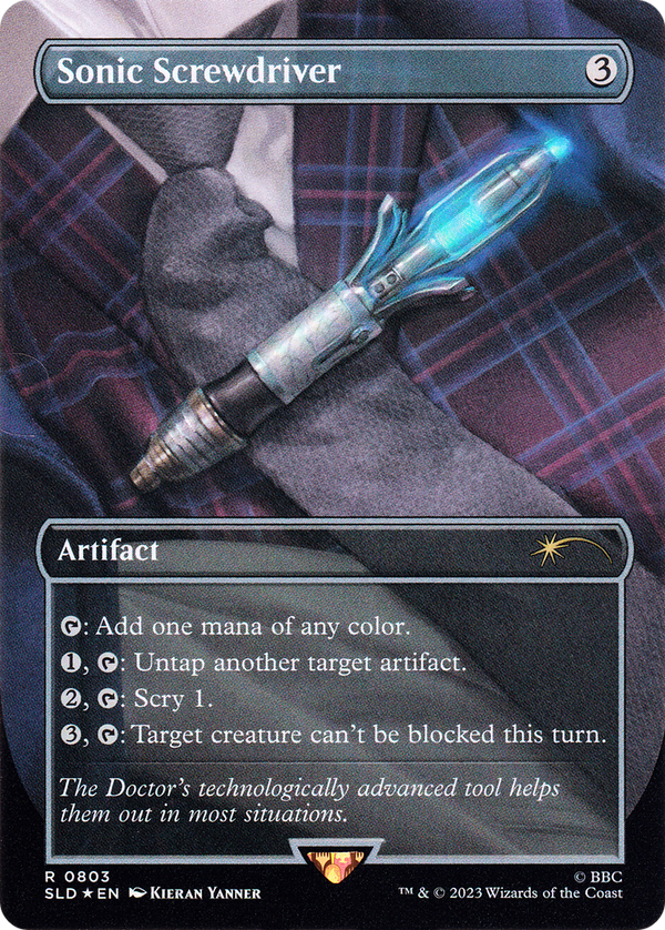 Sonic Screwdriver - Borderless (SLD)