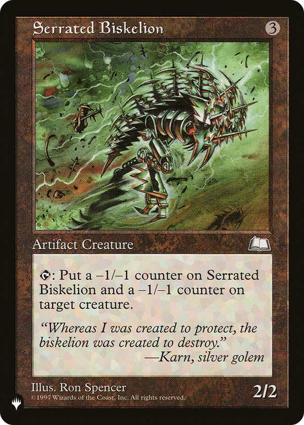 Serrated Biskelion - WTH Reprint (PLST)