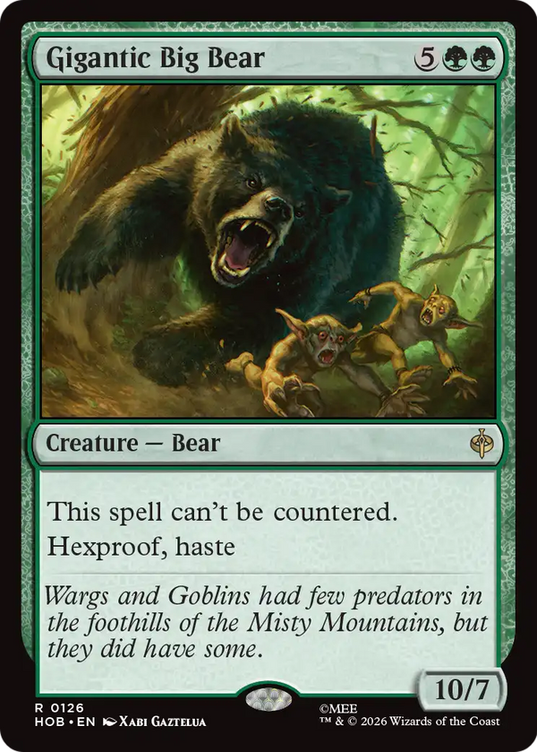 Gigantic Big Bear (HOB) (Pre-Order)