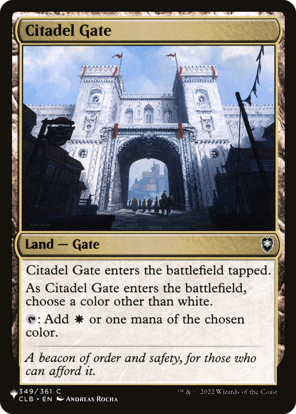Citadel Gate - CLB Reprint (PLST)