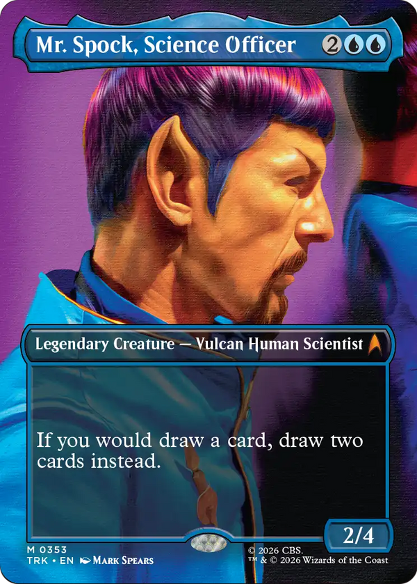 Mr. Spock, Science Officer - Borderless (TRK) (Pre-Order)
