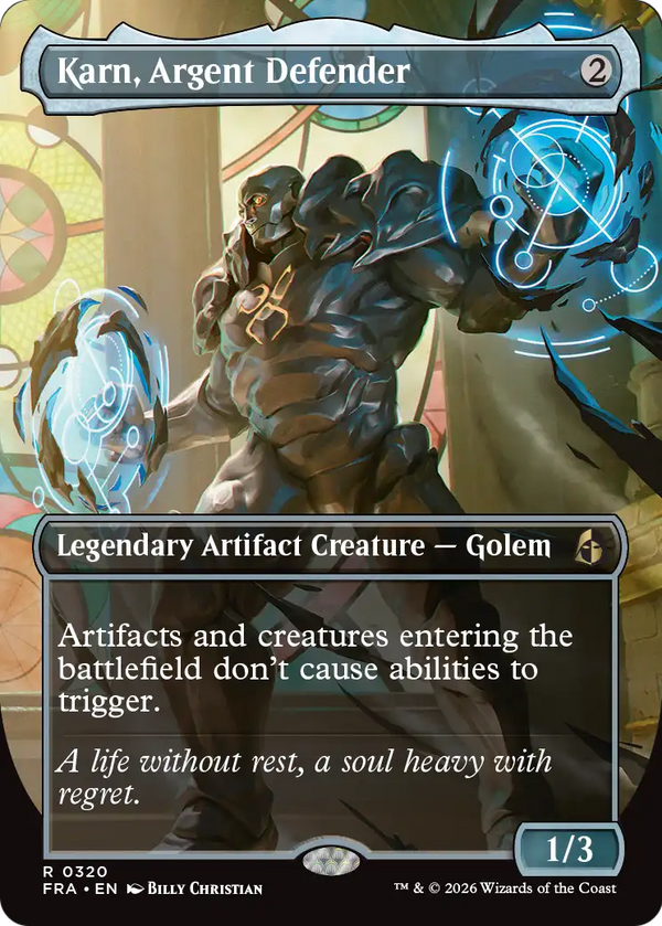 Karn, Argent Defender - Borderless (FRA) (Pre-Order)