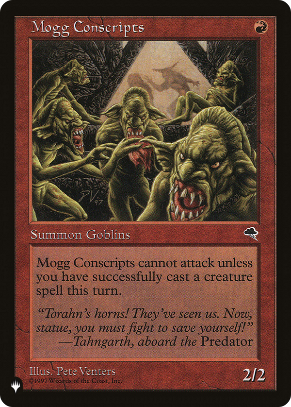 Mogg Conscripts - TMP Reprint (PLST)