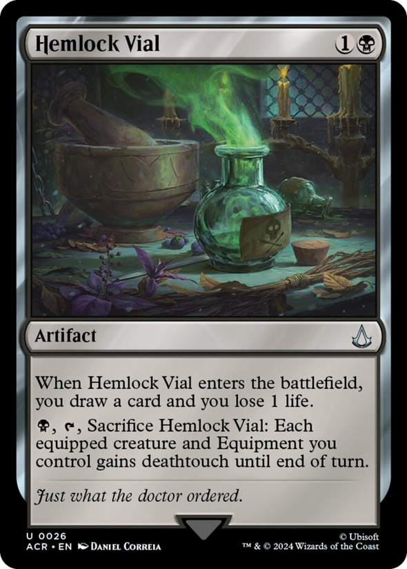 Hemlock Vial (ACR)