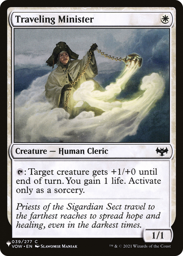 Traveling Minister - VOW Reprint (PLST)