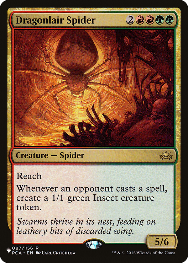 Dragonlair Spider - PCA Reprint (PLST)
