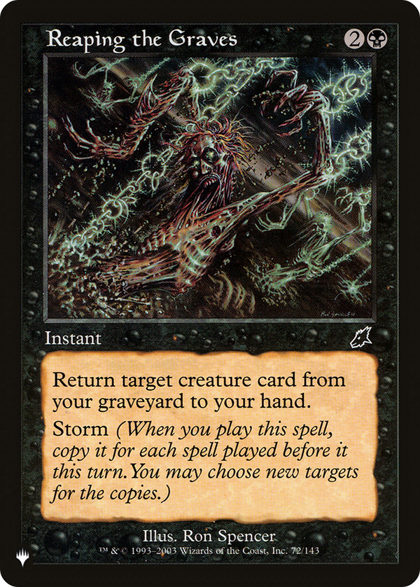 Reaping the Graves - SCG Reprint (PLST)