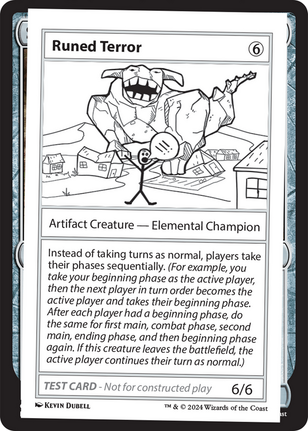 Runed Terror - Test Card (MB2)