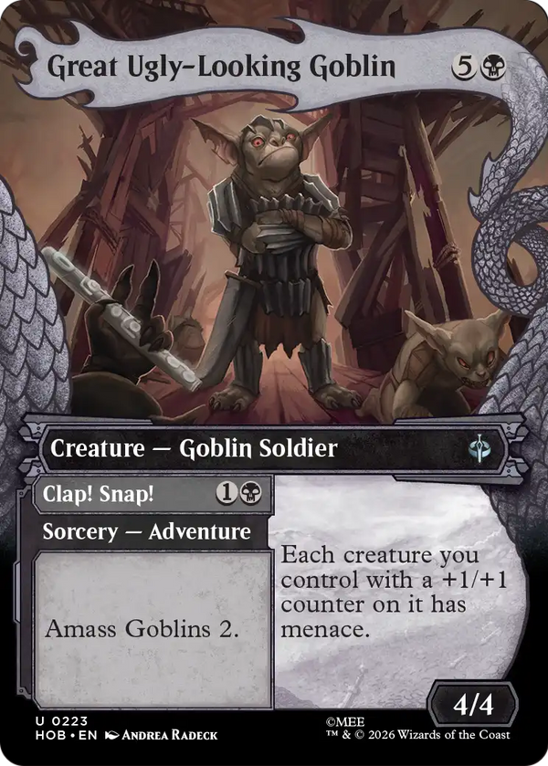 Great Ugly-Looking Goblin // Clap! Snap! - Dragon Hoard Frame (HOB)