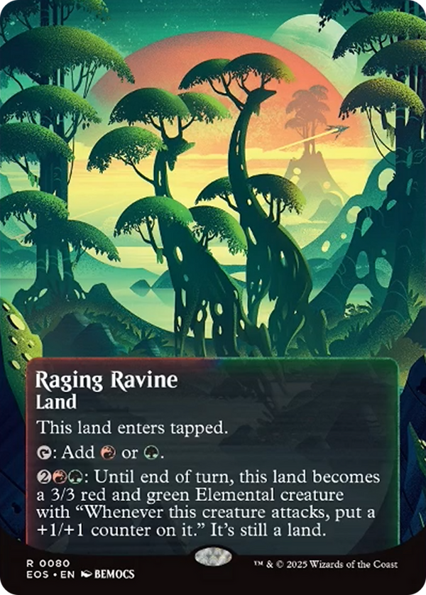 Raging Ravine - Borderless Poster (EOS)