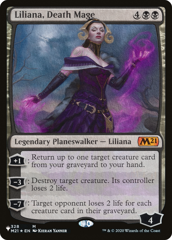 Liliana, Death Mage - M21 Reprint (PLST)
