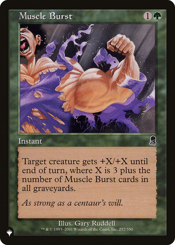 Muscle Burst - ODY Reprint (PLST)