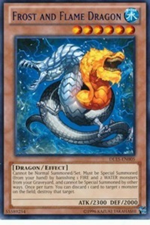 Frost and Flame Dragon (Red) - DL15-EN005 - Rare