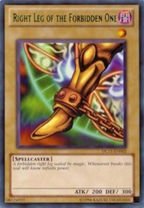Right Leg of the Forbidden One (Blue) - DL11-EN002 - Rare
