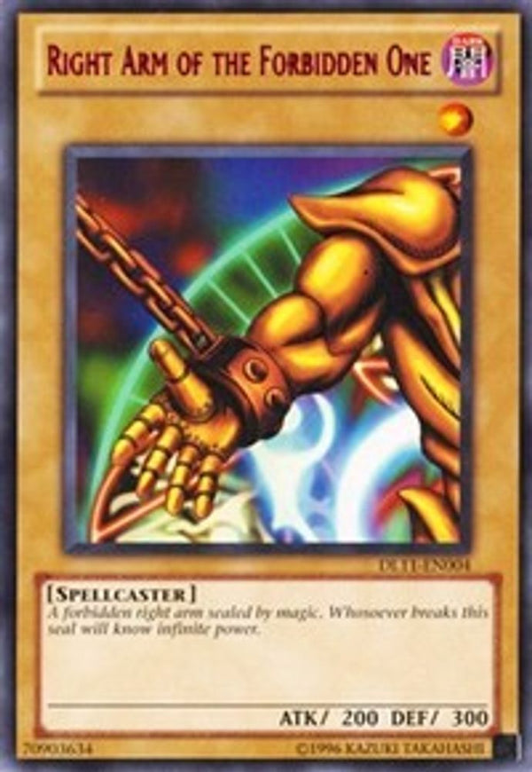 Right Arm of the Forbidden One (Red) - DL11-EN004 - Rare