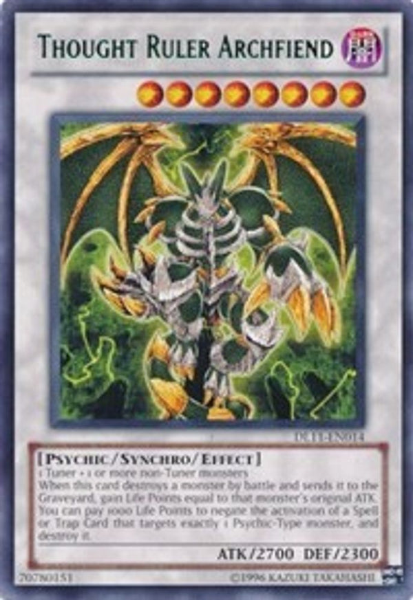 Thought Ruler Archfiend (Blue) - DL11-EN014 - Rare