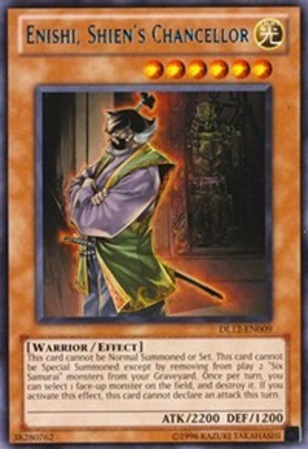 Enishi, Shien's Chancellor (Blue) - DL12-EN009 - Rare