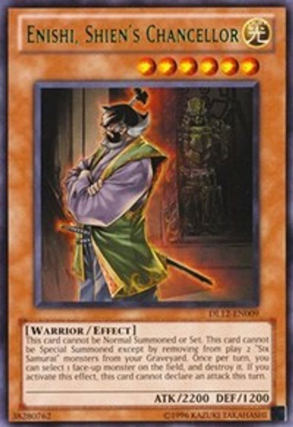Enishi, Shien's Chancellor (Green) - DL12-EN009 - Rare