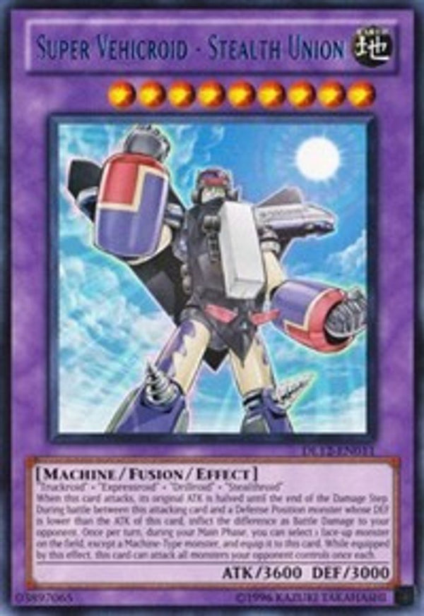 Super Vehicroid - Stealth Union (Blue) - DL12-EN011 - Rare