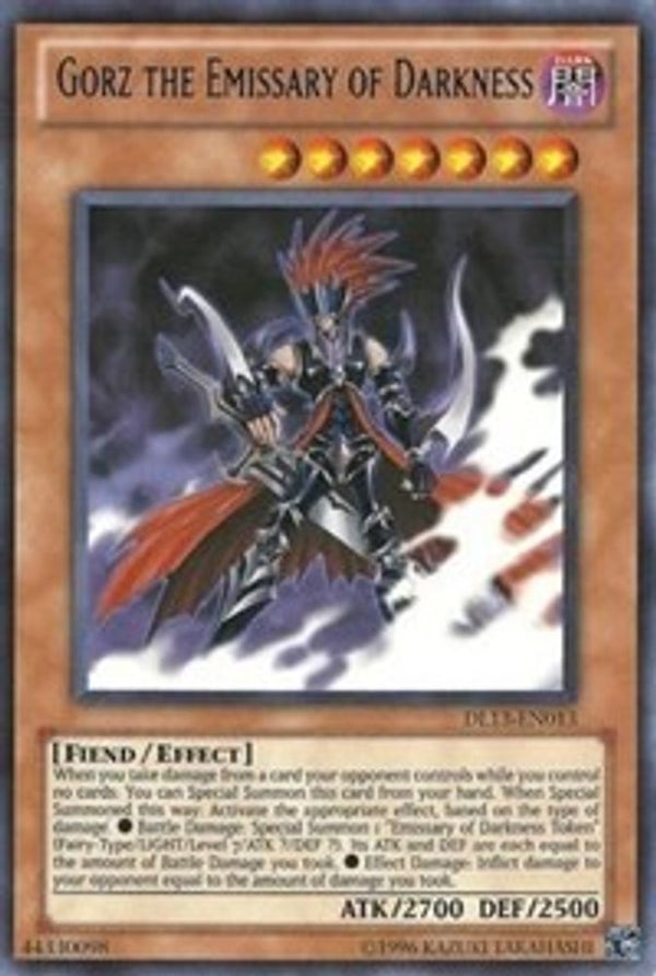 Gorz the Emissary of Darkness (Blue) - DL13-EN013 - Rare