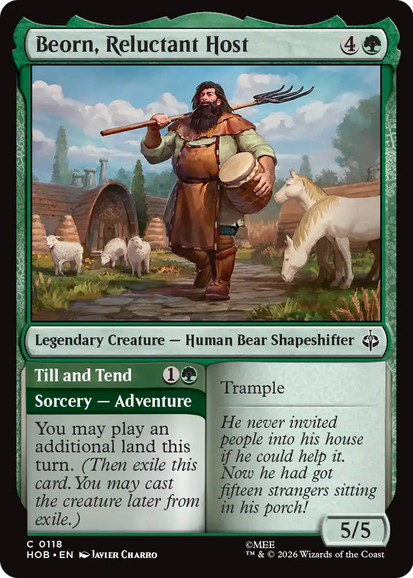 Beorn, Reluctant Host // Till and Tend (HOB) (Pre-Order)