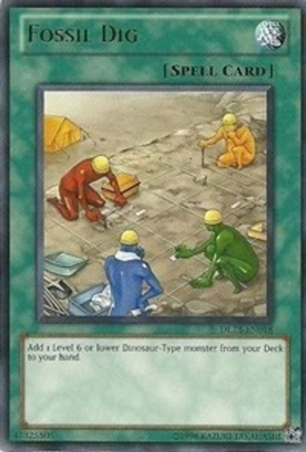 Fossil Dig (Green) - DL13-EN018 - Rare