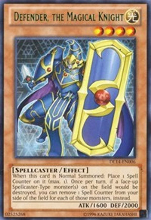 Defender, the Magical Knight (Green) - DL14-EN006 - Rare